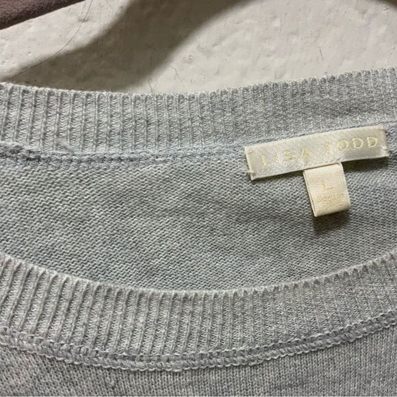 LISA TODD BIG TEASE Sweater Top Sequined details M HAIRSPRAY - Picture 5 of 7